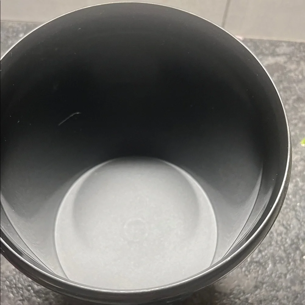 Tupperware Black Coffee Canister Station, insert and spoon NWOT